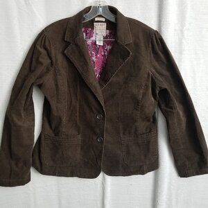 Old Navy 1994 Women’s Plus Corduroy Blazer Brown Size 1X